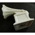 Crested China Horned Gramaphone - Weynouth & Melcombe Regis