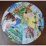 Fishing Around The World Circular Jigsaw - Design No. 537