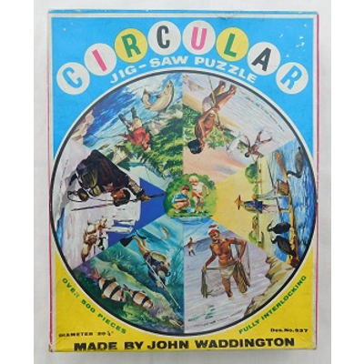 Fishing Around The World Circular Jigsaw - Design No. 537