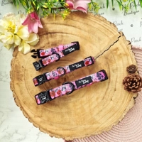 Berry Blossom Floral Dog Collar
