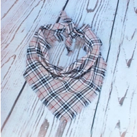 Frayed Barkberry Plaid Bandana - Scamps - made to order (upto 1 month)