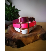Red Wine Biothane Dog Collar  - Optional Fittings