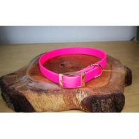 Neon Pink Biothane Dog Collar