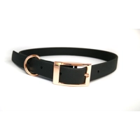 Black Biothane Dog Collar