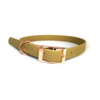 Khaki Green Biothane Dog Collar