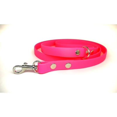 Neon Pink Biothane Dog Lead