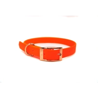Orange Biothane Dog Collar