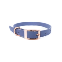 Grey Biothane Dog Collar