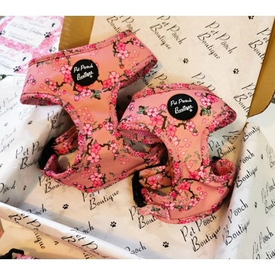 CHERRY BLOSSOM DOG HARNESS