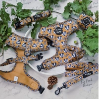 Woodland Badger Dog Lead - Reversible