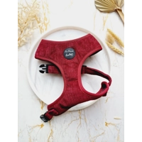 Burgundy Red Cord DOG HARNESS