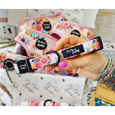 Cottage Floral DOG COLLAR