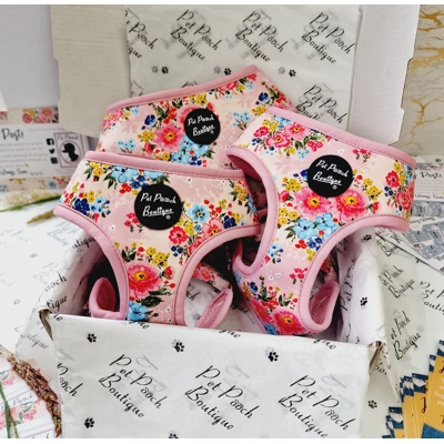 Cottage Floral DOG HARN..