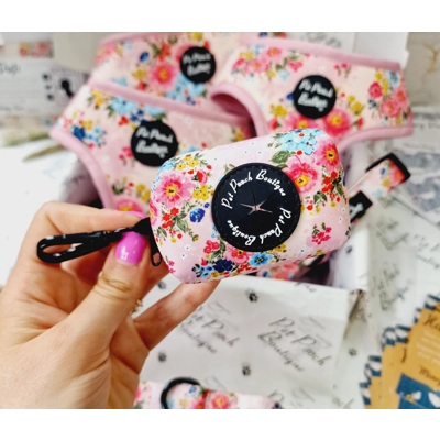 Cottage Floral POO BAG ..