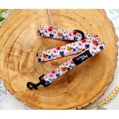 Little Enchanted Meadows Floral Dog Lead - Reversible