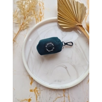 Forest Green Cord  POO BAG HOLDER