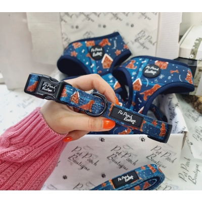 Gingerbread Biscuit Dog Collar