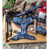 Gingerbread Biscuit Christmas Dog HARNESS