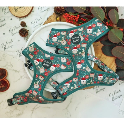 Jolly Bear Christmas Dog HARNESS