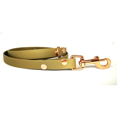 Khaki Biothane Dog Lead 15mm Wide Khaki Biothane Dog Lead 15mm Wide