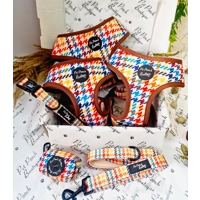 LIONHEART HOUNDSTOOTH DOG HARNESS