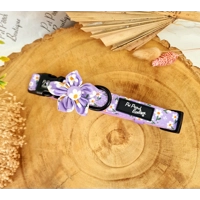 Lucky Little Lavender Daisies Flower Collar Accessory