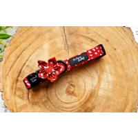 Poppy Toadstool Polkas Flower Collar Attachment
