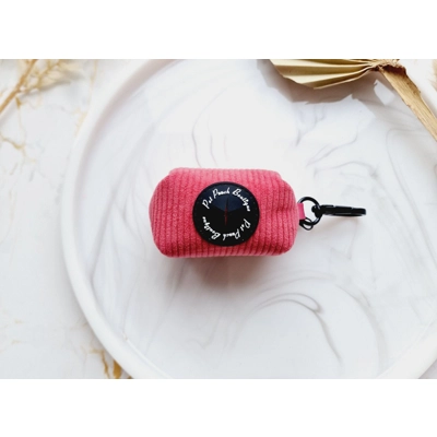 Pink Rose POO BAG HOLDER