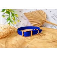 Royal Blue Biothane Dog Collar - Optional Fittings