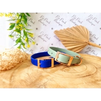 Royal Blue Biothane Dog Collar - Optional Fittings