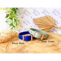 Royal Blue Biothane Dog Collar - Optional Fittings