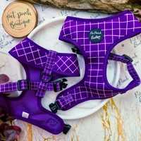 Royal Purple Patch DOG HARNESS