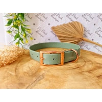 Sage Green Biothane Dog Collar - Optional Fittings