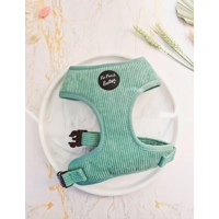 Sage Green Cord DOG HARNESS