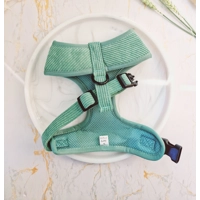 Sage Green Cord DOG HARNESS