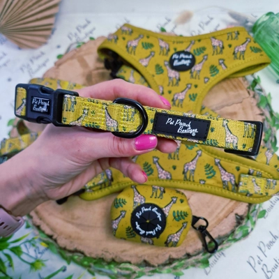 Wild Giraffe Dog Collar