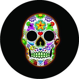 Sugar Skull Neon Tire C..