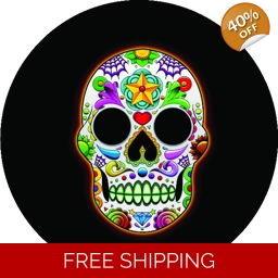 Sugar Skull Neon Tire C..