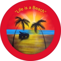 Life's a Beach Jeep Tir..