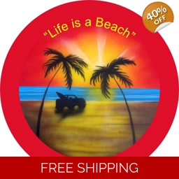 Life's a Beach Jeep Tire  Cover