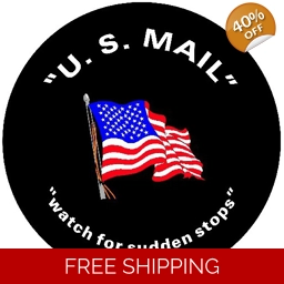 U.S. Mail Flag Jeep Tir..