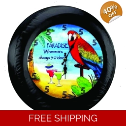 5 O' Clock Somewhere Jeep Tire Cover