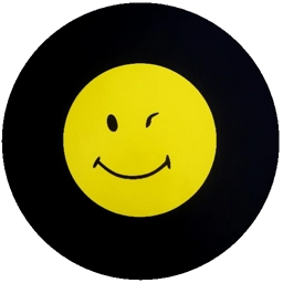 Winking Smiley Face Tire Cover