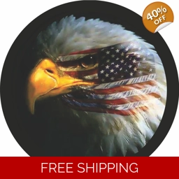 Eagle Flag 2 Tire Cover