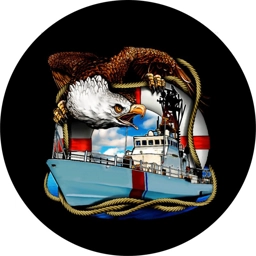 Coast Guard Jeep Tire Cover
