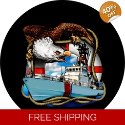 Coast Guard Jeep Tire Cover