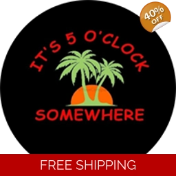 Malibu Five O' Clock Somewhere Tire Cover