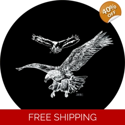 Flying Eagles Tire Cover for Jeeps