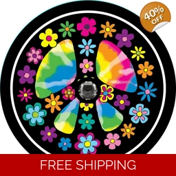 J L Back Up Camera Flower Peace Sign