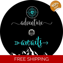 Adventure Awaits Spare Tire Cover
